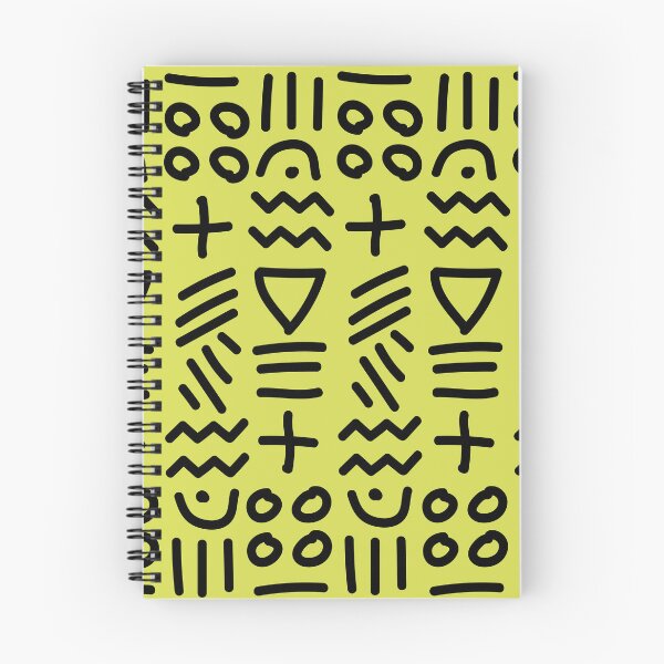 Item preview, African Bogolan Geometric Pattern - Lime Green & Black designed and sold by Wolagno.