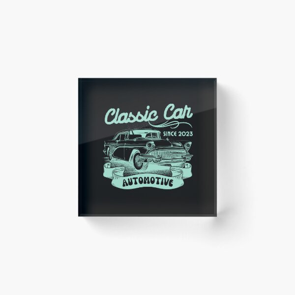 Aperçu de l'œuvre Classic Car Automotive Vintage Muscle Car Badge Design créée et vendue par PrimeRacer.
