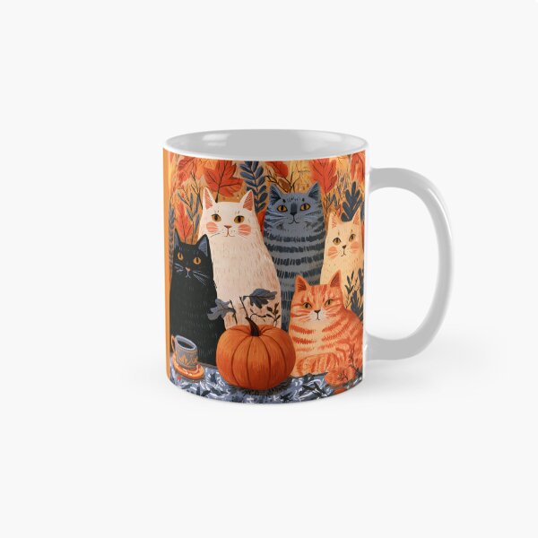 Item preview, Cozy Autumn Cats & Pumpkin – Whimsical Fall Feline Storybook Illustration designed and sold by KAM-KAM-STORE.