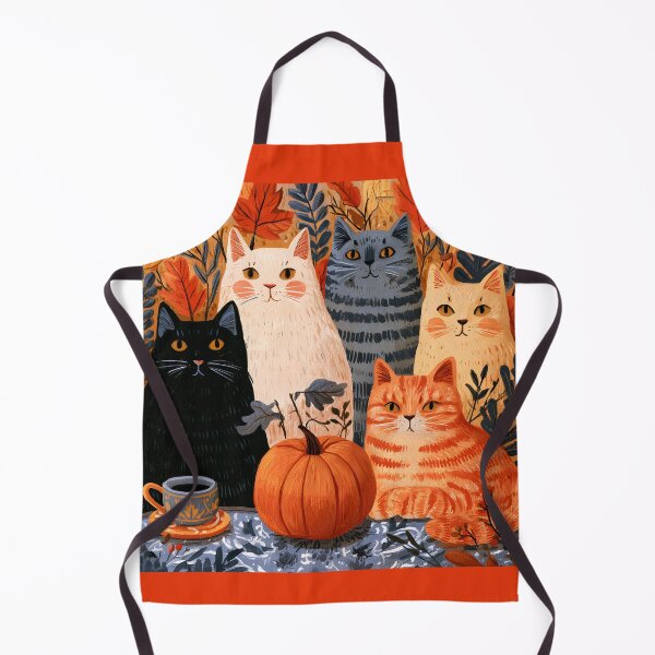 Item preview, Cozy Autumn Cats & Pumpkin – Whimsical Fall Feline Storybook Illustration designed and sold by KAM-KAM-STORE.