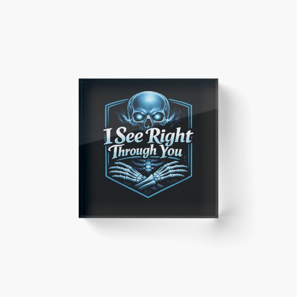 Item preview, I See Right Through You Funny X-Ray Tech Skeleton designed and sold by Timeless Junction.