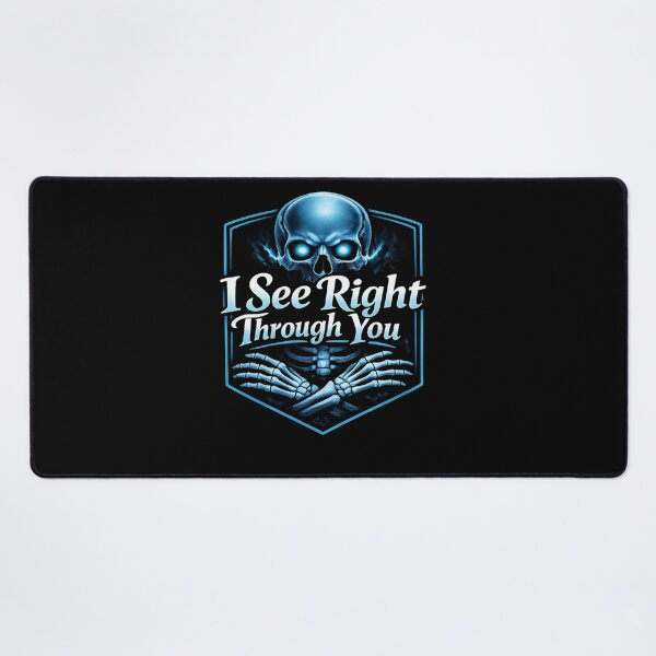 Item preview, I See Right Through You Funny X-Ray Tech Skeleton designed and sold by Timeless Junction.