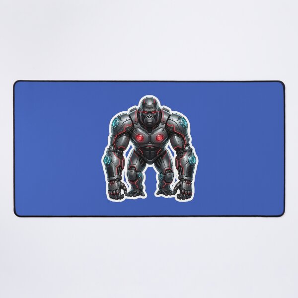 Item preview, Cybernetic Gorilla Sticker 1 | Futuristic Robot Ape | Sci-Fi Mecha Gorilla | AI Android Beast | Cyberpunk Robot Animal Art designed and sold by Bhaskar Digital Art.