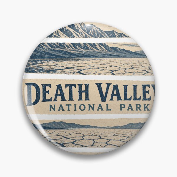 Item preview, Retro Death Valley National Park Screen Print Style designed and sold by VisualArtsOasis.