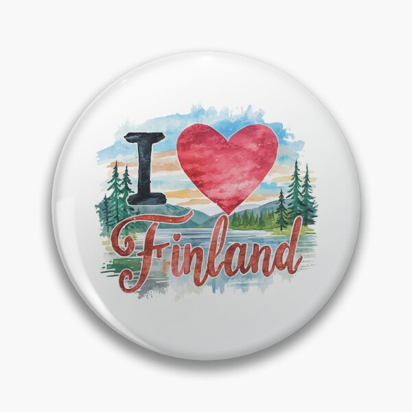 Artikelvorschau, Ich liebe Finnland entworfen und verkauft von PamLeeDesign.