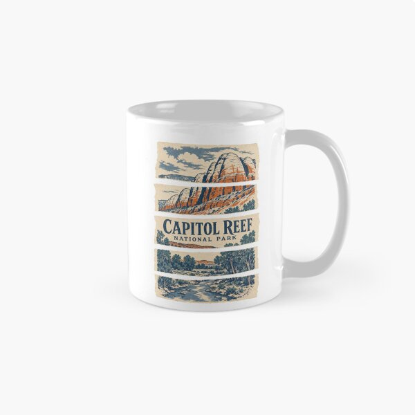 Item preview, Capitol Reef National Park Vintage Nature Art designed and sold by VisualArtsOasis.