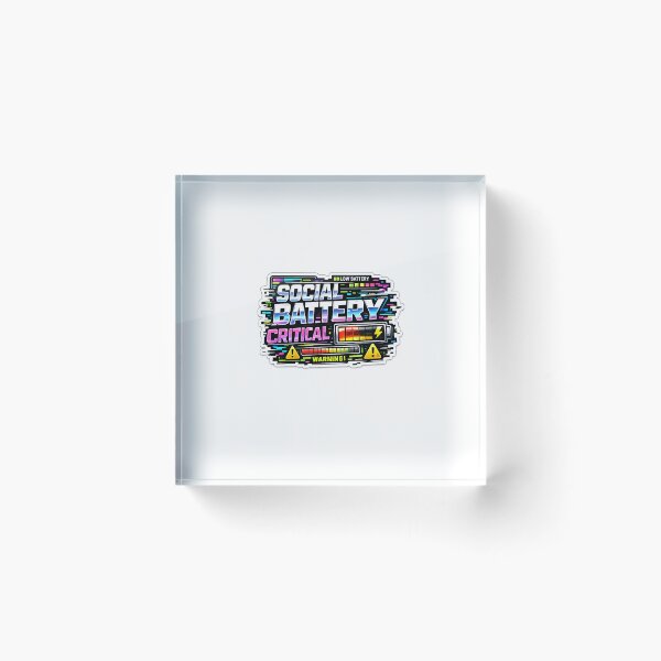 Item preview, Social Battery Critically Low designed and sold by MohamedAbozaid1.