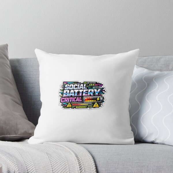 Item preview, Social Battery Critically Low designed and sold by MohamedAbozaid1.