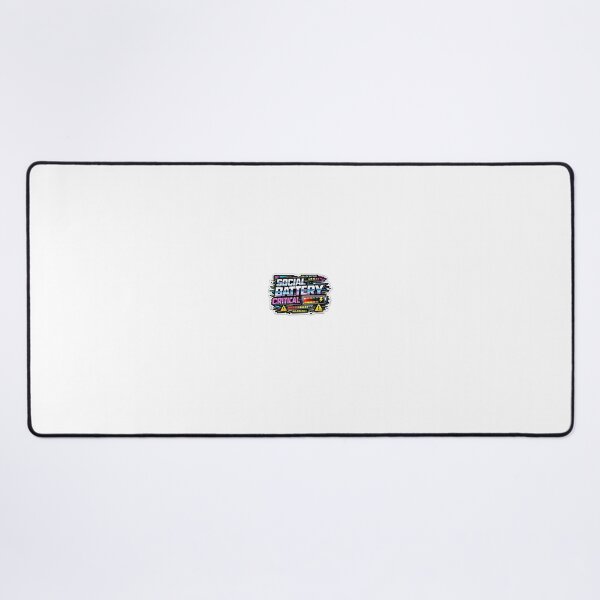 Item preview, Social Battery Critically Low designed and sold by MohamedAbozaid1.