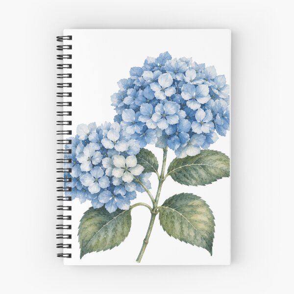 Item preview, Blue Hydrangea Watercolor Botanical Illustration designed and sold by Mikena1996.