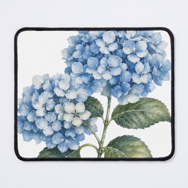 Item preview, Blue Hydrangea Watercolor Botanical Illustration designed and sold by Mikena1996.