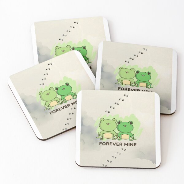 Item preview, Stained watercolour Frog Pic Forever MineTshirt Design designed and sold by SVSocialH.