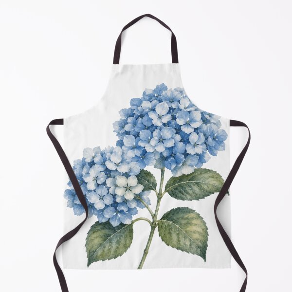 Item preview, Blue Hydrangea Watercolor Botanical Illustration designed and sold by Mikena1996.