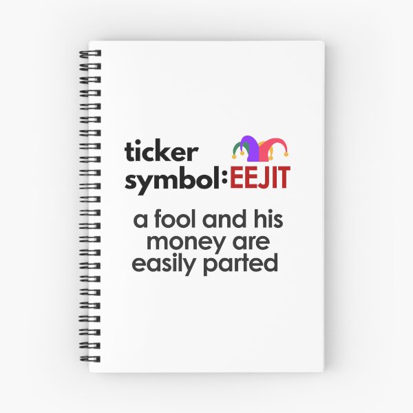 Item preview, Amusing Irish Stock Ticker Symbol: EEJIT designed and sold by MPC-Mince-Pies.