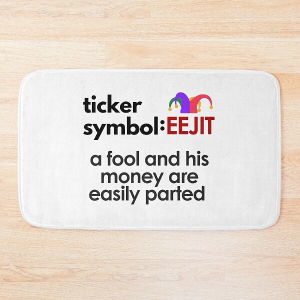 Item preview, Amusing Irish Stock Ticker Symbol: EEJIT designed and sold by MPC-Mince-Pies.