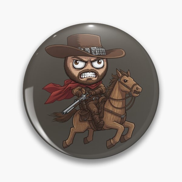 Item preview, Raging Gunslinging Cowboy designed and sold by Based Originals.
