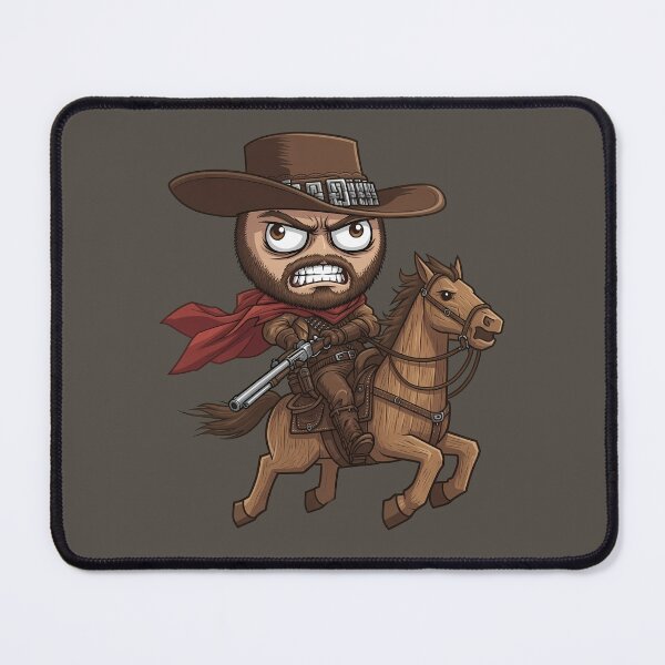 Item preview, Raging Gunslinging Cowboy designed and sold by Based Originals.