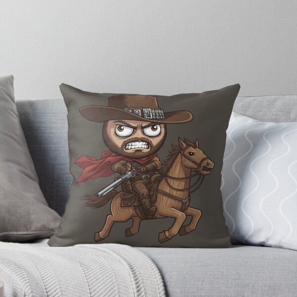 Item preview, Raging Gunslinging Cowboy designed and sold by Based Originals.