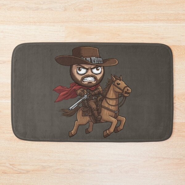 Item preview, Raging Gunslinging Cowboy designed and sold by Based Originals.