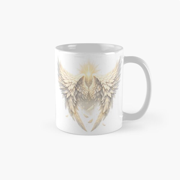 Item preview, Glowing Radiant Angel Wings Art designed and sold by Drift Pattern Studio.