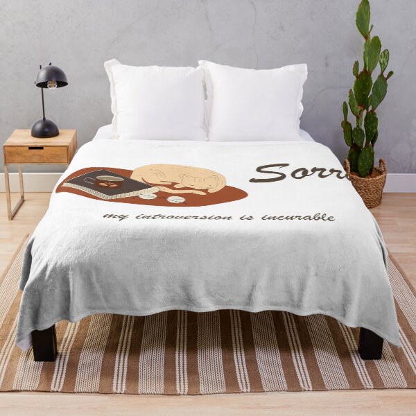 Item preview, Sorry My Introversion Is Incurable Funny Introvert Quote designed and sold by TatinkaArtskill.