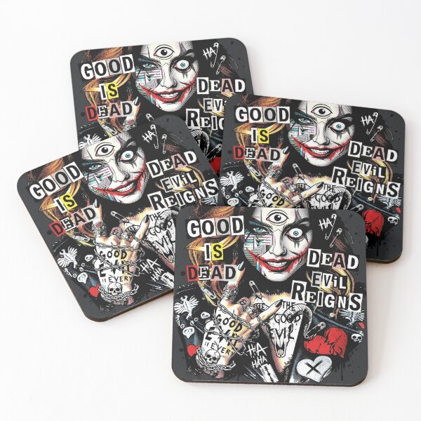 Item preview, Crazy Harlequin Woman Newspaper Collage designed and sold by Voodoo Store Paranormal Collections.