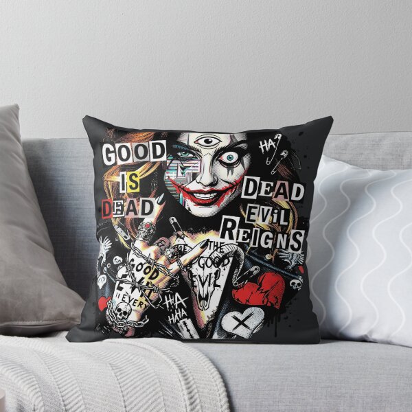 Item preview, Crazy Harlequin Woman Newspaper Collage designed and sold by Voodoo Store Paranormal Collections.
