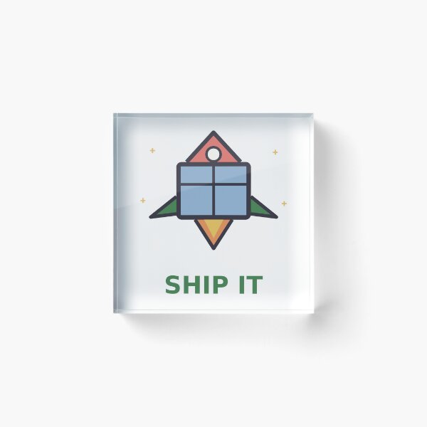 Item preview, Ship It — Funny Developer Deployment Rocket Design, Programmer Gift designed and sold by QuirkyCartel.