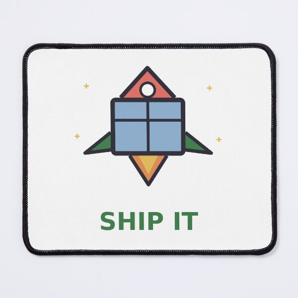Item preview, Ship It — Funny Developer Deployment Rocket Design, Programmer Gift designed and sold by QuirkyCartel.