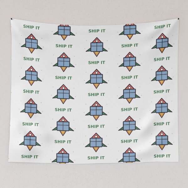 Item preview, Ship It — Funny Developer Deployment Rocket Design, Programmer Gift designed and sold by QuirkyCartel.