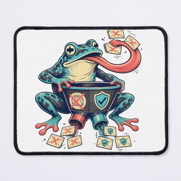 Item preview, Spam-Filter Frog – Unwanted Email Creature designed and sold by yagniikd-.