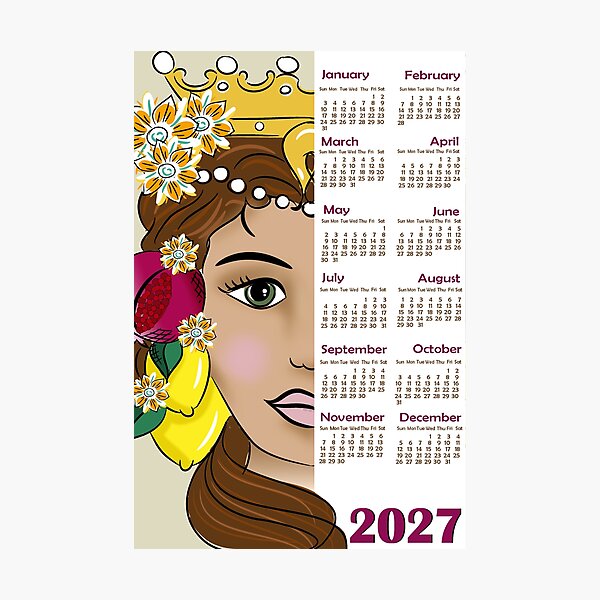 Item preview, Testa di Moro: calendario princesa siciliana 2027 designed and sold by PerlaDesignArt.