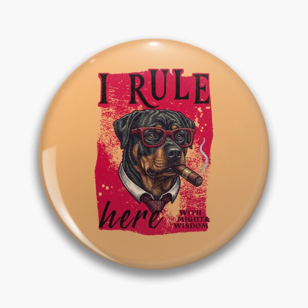 Item preview, Rottweiler Boss Design – Funny Rottweiler with Cigar Mafia Style Gift designed and sold by PixelsPaws.