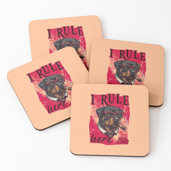 Item preview, Rottweiler Boss Design – Funny Rottweiler with Cigar Mafia Style Gift designed and sold by PixelsPaws.