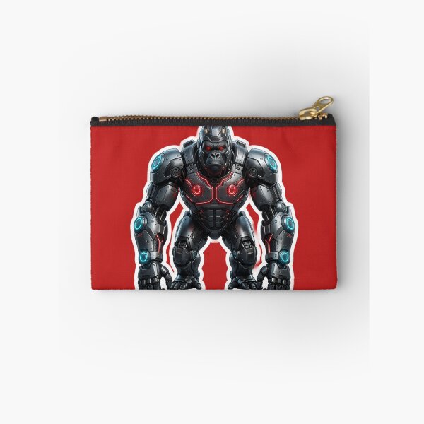 Item preview, Cybernetic Gorilla Sticker 4 | Futuristic Robot Ape | Sci-Fi Mecha Gorilla | AI Android Beast | Cyberpunk Robot Animal Art designed and sold by Bhaskar Digital Art.