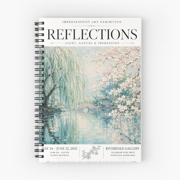 Item preview, Reflections of nature impressionist exhibition designed and sold by glenhiggins.