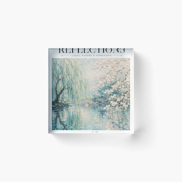Item preview, Reflections of nature impressionist exhibition designed and sold by glenhiggins.