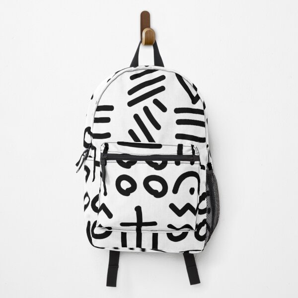 Item preview, African Bogolan Geometric Pattern - Lime Black & white designed and sold by Wolagno.