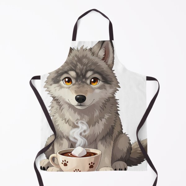 Item preview, Gray Wolf Puppy Hot Chocolate designed and sold by pumsquare.