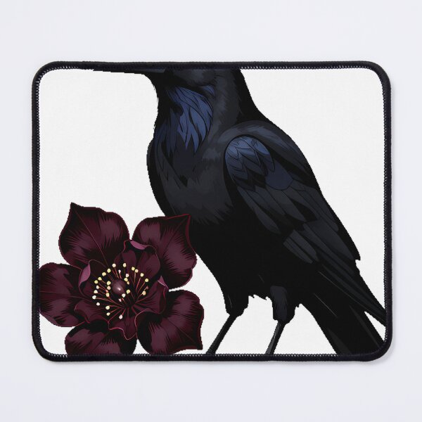 Item preview, Crow Dark Cocoa Flower designed and sold by IllumeInk.