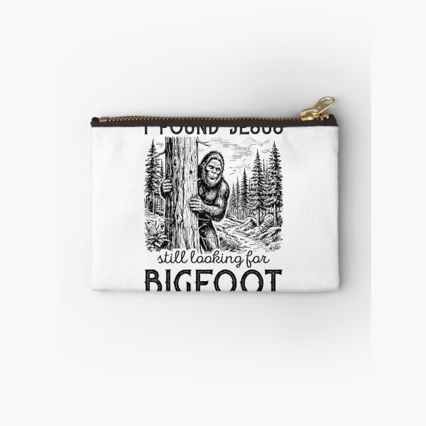 Item preview, I Found Jesus Still Looking For Bigfoot Funny Christian designed and sold by Hedoraxe.