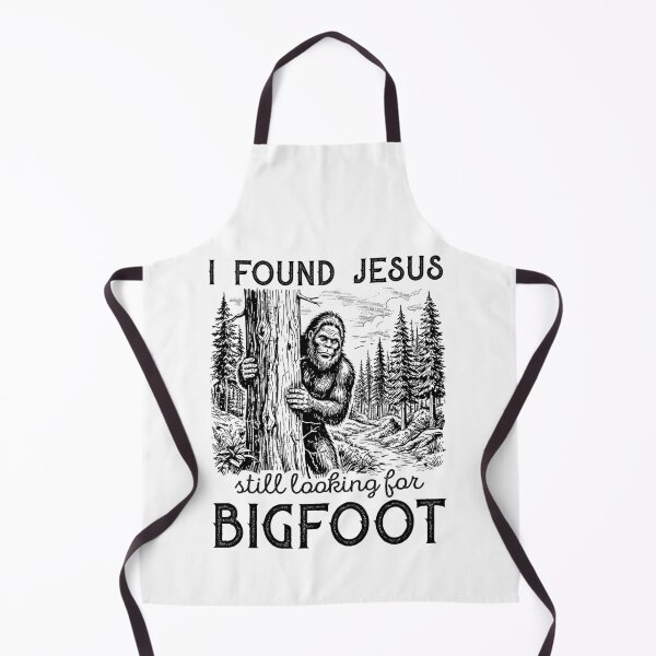 Item preview, I Found Jesus Still Looking For Bigfoot Funny Christian designed and sold by Hedoraxe.