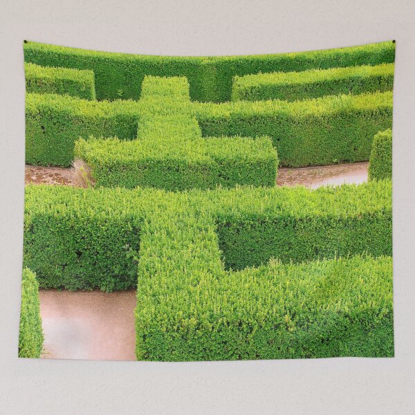 Item preview, Natural vintage labyrinth at  French castel garden designed and sold by Photopat.