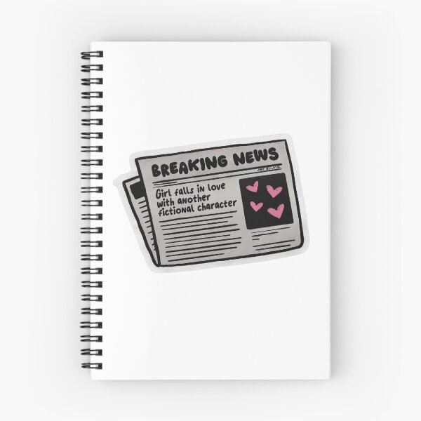 Item preview, Girl Falls in Love with Another Fictional Character | Bookish Kindle Stickers  designed and sold by PatternFly.