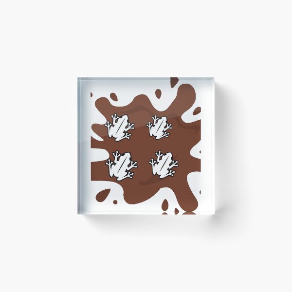Item preview, Brown mud spalsh with Frog Illustrated tshirt design designed and sold by SVSocialH.