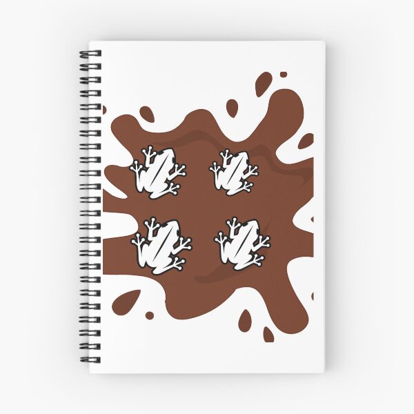 Item preview, Brown mud spalsh with Frog Illustrated tshirt design designed and sold by SVSocialH.