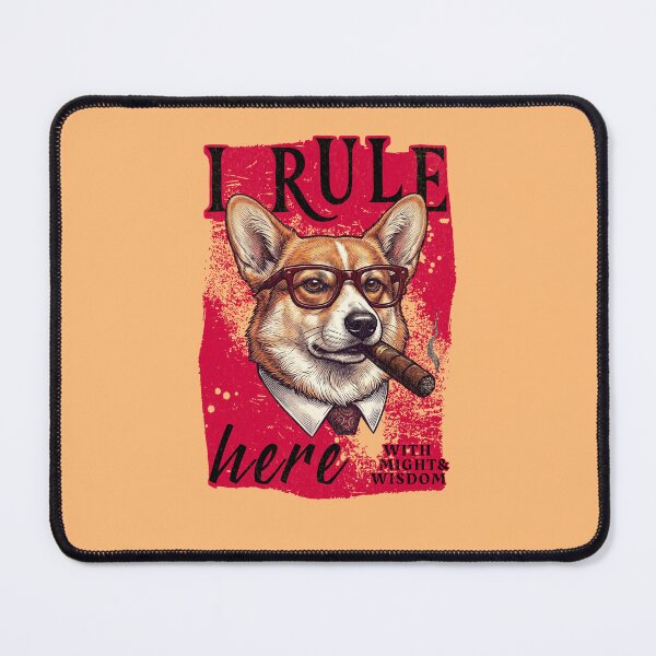 Item preview, Corgi Boss Design – Funny Corgi with Cigar Mafia Style Gift designed and sold by PixelsPaws.