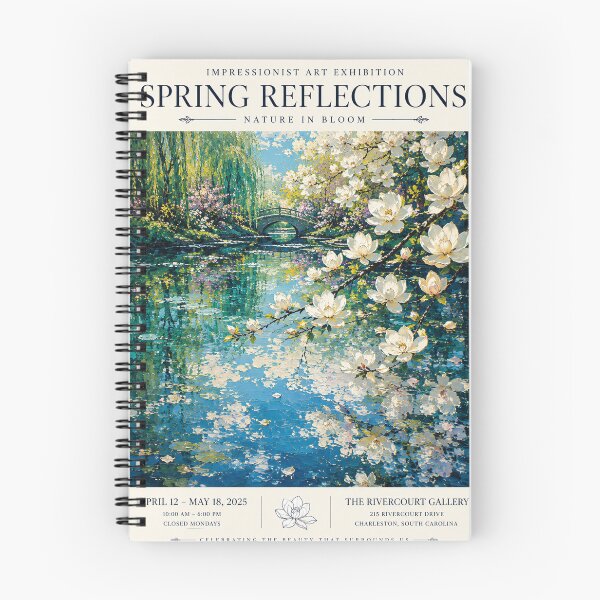 Item preview, Spring reflections in a serene garden designed and sold by glenhiggins.
