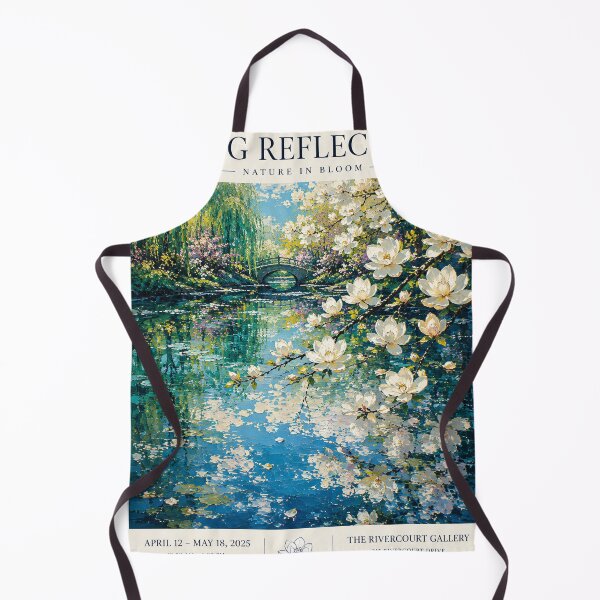 Item preview, Spring reflections in a serene garden designed and sold by glenhiggins.