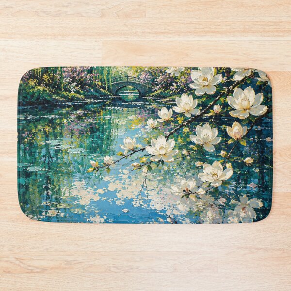 Item preview, Spring reflections in a serene garden designed and sold by glenhiggins.